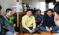 조용익 부천시장, 폭염경보 속 ‘원도심 폭염 취약계층’ 직접 챙겨
