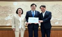 고선희 서해구의회 의장, 박찬대 인천시장 만나 분구 재정지원 요청...“재정난 심각”