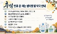 의료 공백 최소화! 마포구, 추석 연휴 비상진료대책 추진